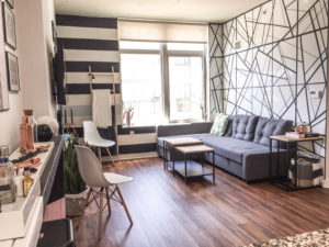 Look Inside My Home: A 14th Street Apartment With Wallpaper Made of Electrical Tape