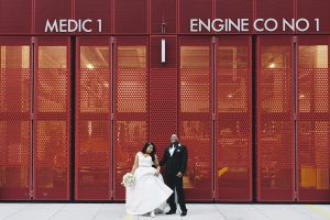 This Couple Held Their Intimate Wedding in a European-esque Courtyard at the Westin Georgetown