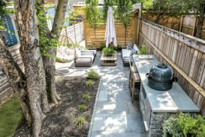 How to Cram a Lot of Outdoor Fun Into a Narrow Back Yard