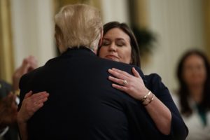 A Not-So-Fond Farewell to Sarah Sanders from the Press