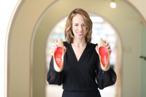 Meet the Washington Mom Who Runs a Line of Affirmation-Covered Shoe Insoles From Her Living Room