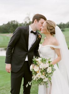 These Love Birds Met at Business School and Ended Up Throwing the Ultimate Country Club Wedding