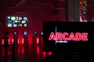 Play Mario Kart and Compete for Prizes at Robin Bell’s “Arcade” Installation