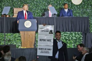 Virginia Delegate From Herndon Disrupts Trump Speech in Jamestown