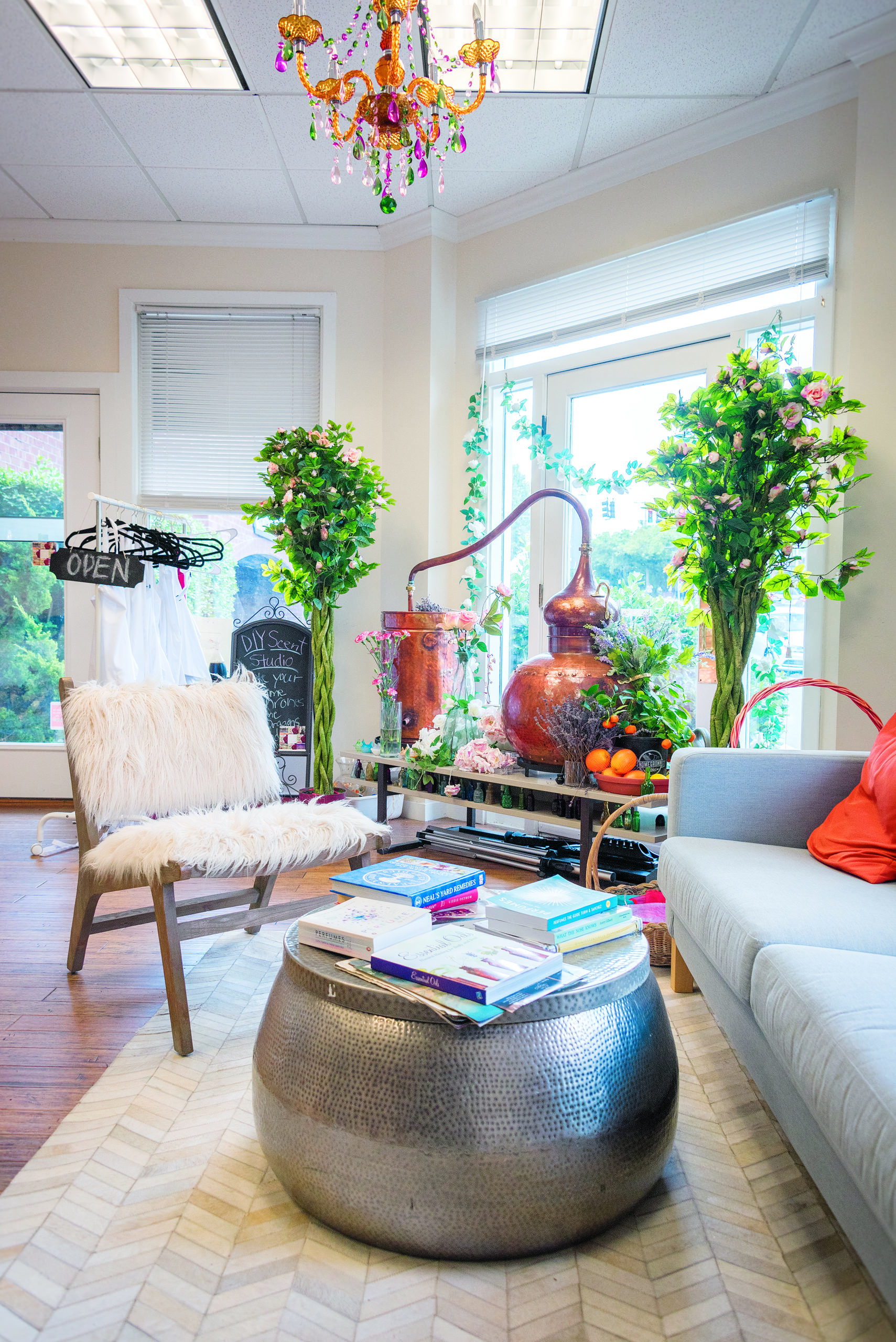 DIY Scent Studio. Photograph by Lauren Bulbin