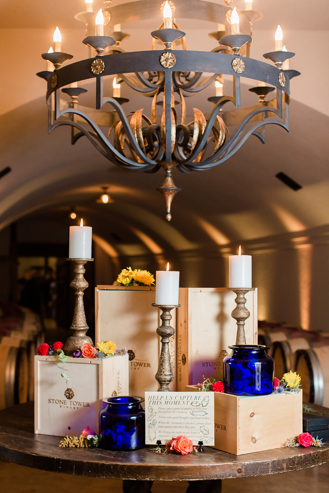 Lacey + Will stone-tower-winery-wedding