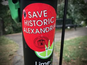 Stickers Are Alexandria NIMBYs’ Latest Weapon in Their War Against Scooters