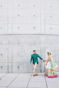 A Multicultural Wedding That Takes Center Stage — Literally