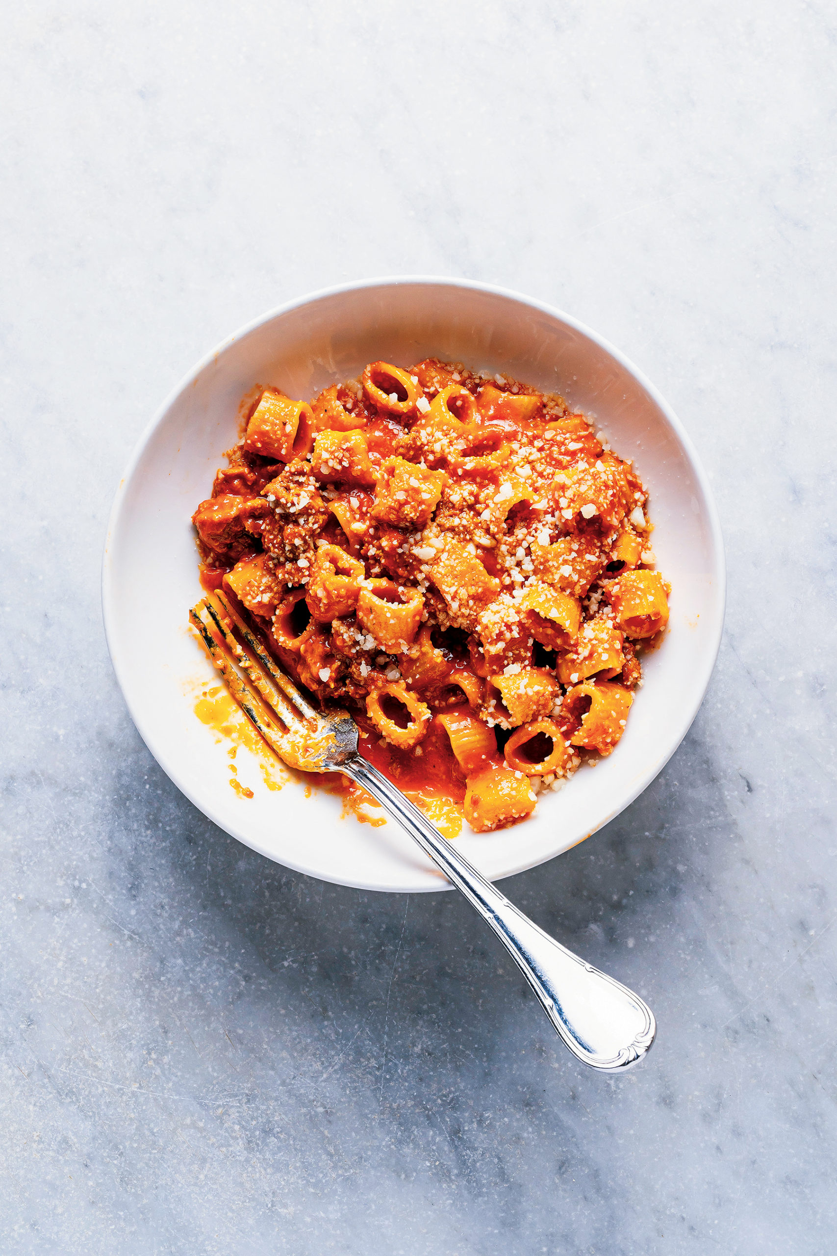 Rigatoni with fennel sausage at the Red Hen.