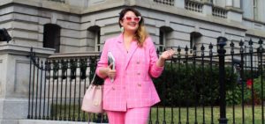 What I’m Wearing: A Communications Manager Whose Favorite Accessory Is a Rent the Runway Shopping Bag