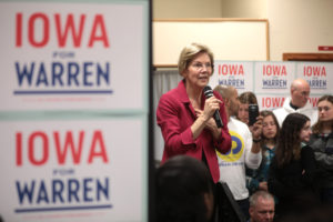 Elizabeth Warren Wins the Iowa Caucus–in DC, Anyway
