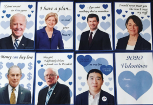 You Can Send a Valentine’s Day Card With Some of the 2020 Democratic Candidates’ Faces on Them
