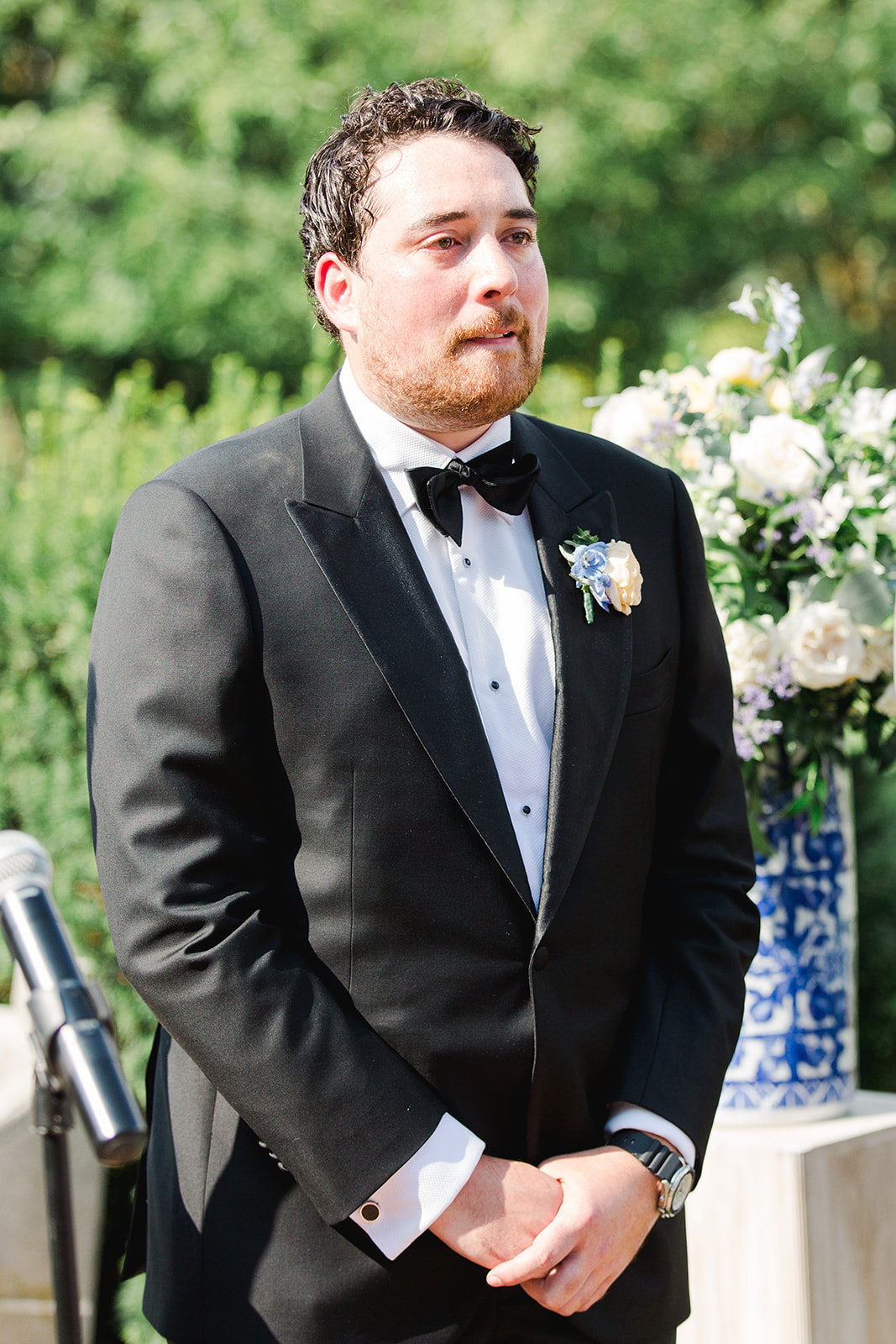 Jon & Christina Blue and white garden wedding - River Farm, VA Jon & Christina Blue and white garden wedding - River Farm, VA