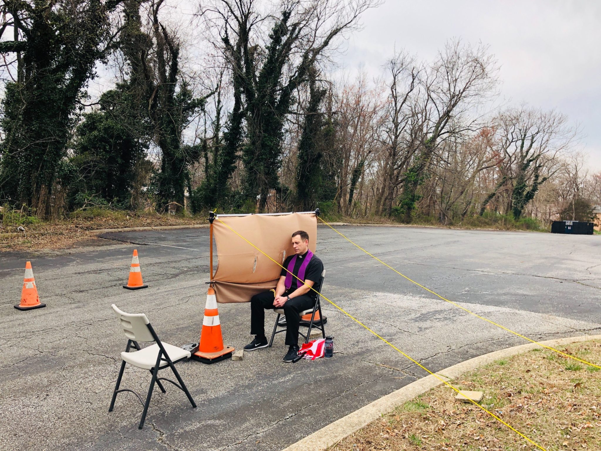 Maryland Priest Drive Thru Confessional