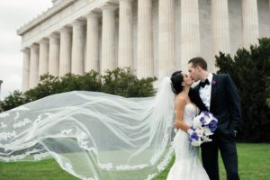 An International Spy Museum Wedding With a Moody Purple Color Palette