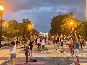 Why Organizers Think It’s Okay to Host Yoga Class at Black Lives Matter Plaza