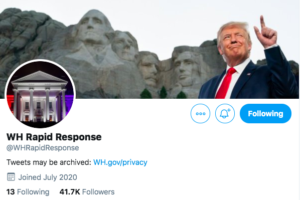 What’s Up With This New White House Twitter Account?