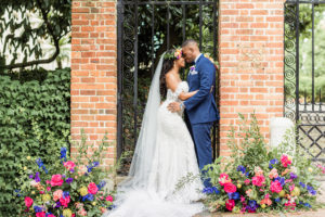 This Couple’s Lush, Garden Micro-Wedding Featured African Diaspora Traditions and a Drive-Through Reception