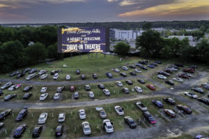 Check Out These Cool Aerial Drone Photos of a Drive-In Movie Theater