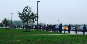 Maryland Voters Are Waiting in Long Lines on the First Day of Early Voting