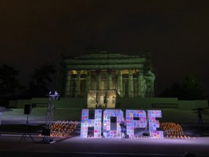 PHOTOS: A “HOPE” Quilt to Honor Frontline Workers