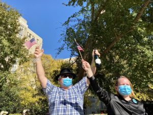 Celebrations Have Broken Out All Over Washington After Joe Biden Is Elected President