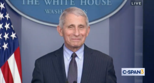 Anthony Fauci Sure Looks Happy in the Biden Administration