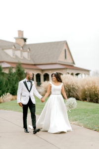 A Chic Wedding in Loudoun County That Included a Black, White, and Gold Color Palette