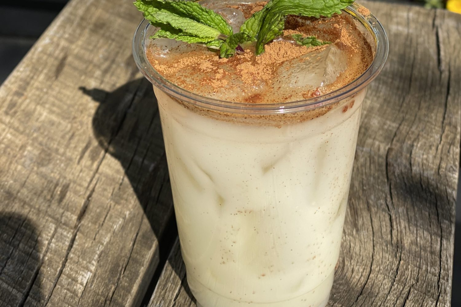 Ghostline is celebrating Holi with specials like the "Holi Moly" cocktail with brandy and pineapple juice. Photo by Nicole Csorgo.