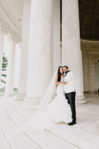 This Blush, Ivory, and Gold Indian-American Fusion Wedding Included a Sparkler-Filled First Dance