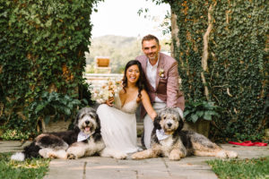 The Couple’s Two Bernedoodles Were the Witnesses at Their Goodstone Elopement