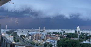 Photos: Dramatic Lightning, Dark Clouds, and Rainbows Took Over the DC Skyline Last Night