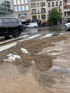 Nasty Brown Water Flooded Downtown DC Today