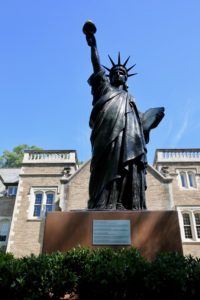 (Li’l) Lady Liberty Is Unveiled in DC on Bastille Day
