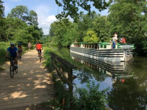 A Boat Was Spotted Yesterday on the C&O Canal in Georgetown