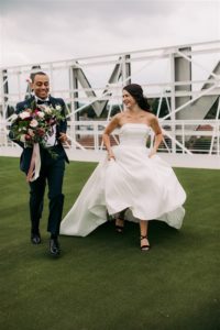 A Modern-Rustic Wedding at Dock 5 With a Union Market Theme