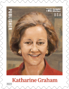 Former Washington Post Publisher Katharine Graham Will Appear on a New USPS Stamp