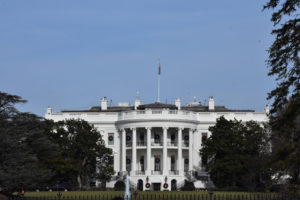 John Krasinski Walks Around the White House, Runs into Doug Emhoff