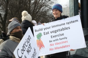 A Bunch of Anti-Vaccine Protesters Clashed With DC Restaurant Workers Over the Weekend