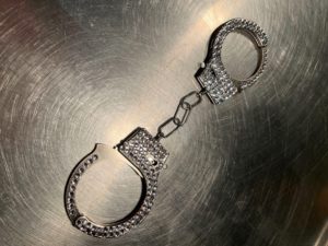 This Fancy Caviar Dish Is Served With Bedazzled Handcuffs