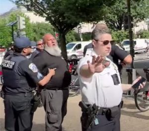 The Trucker Convoy Is Back (Sort of) and Its Leader Got Arrested in DC