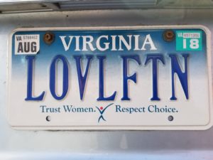 Virginia Drivers Are Buying More Pro-Choice License Plates