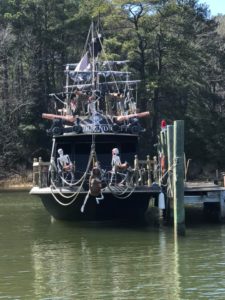 This Pirate Ship Houseboat on the Northern Neck Is Selling for ,000