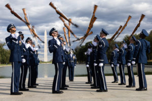 PHOTOS: The Air Force Drill Team Performs on the National Mall