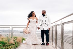 At This Spy Museum Wedding, Guests Dined at Tables Drenched in Flowers and Candlelight