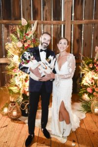 “Sexy Fall Pizza Party” Was the Theme of This October Wedding