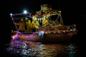 PHOTOS: The District Holiday Boat Parade Lights Up the Wharf