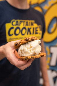 Captain Cookie Brings Its Popular Cookies and Ice Cream Sandwiches to Arlington