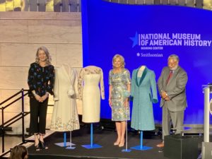 PHOTOS: Jill Biden’s Inaugural Dresses Added to the Smithsonian’s First Ladies Collection