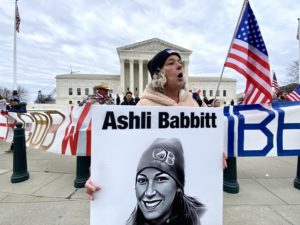 Ashli Babbitt’s Mother Was Arrested at a Pro-January 6 Protest